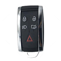 Ключ смарт JAGUAR XF 2009-2013 ID46 PCF7945A/PCF7953A 433 MHz FSK с Keyless + вставка HU101