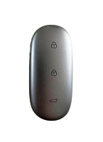 Корпус ключа Li Xiang L7/L8/L9 (Li Auto L7/L8/L9), серебристый темный