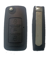 Корпус выкидного ключа Great Wall Motors (GWM) 3 кнопки, с лого