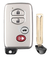 Корпус смарт ключа TOYOTA 3+1 кнопки + вставка TOY48