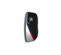Ключ смарт BMW U Chassis i7 X7 iX 2023, 4 кнопки, с UWB 433,2/434,6 МГц NCF2951, цвет хром