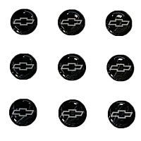 Логотип силиконовый 14 мм CHEVROLET