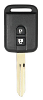 Корпус ключа NISSAN 2 кнопки DAT-15 NSN14, с лого