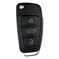 Ключ выкидной AUDI Q7/A6L 2007-2012 8E 433 MHz FSK HU66