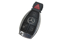 Ключ смарт (рыбка) MERCEDES 2006-2009 08NEC 315/433 MHz FSK (с Keyless) + вставка HU64