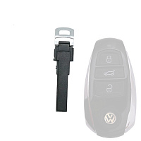 Вставка смарт ключа VOLKSWAGEN Touareg HU66 (пластик)