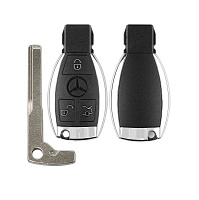 Корпус смарт ключа MERCEDES-BENZ 3 кнопки + вставка HU64