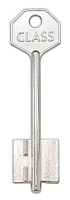 Заготовка дверного ключа Класс-5 KLS5D 91*22*21,4мм